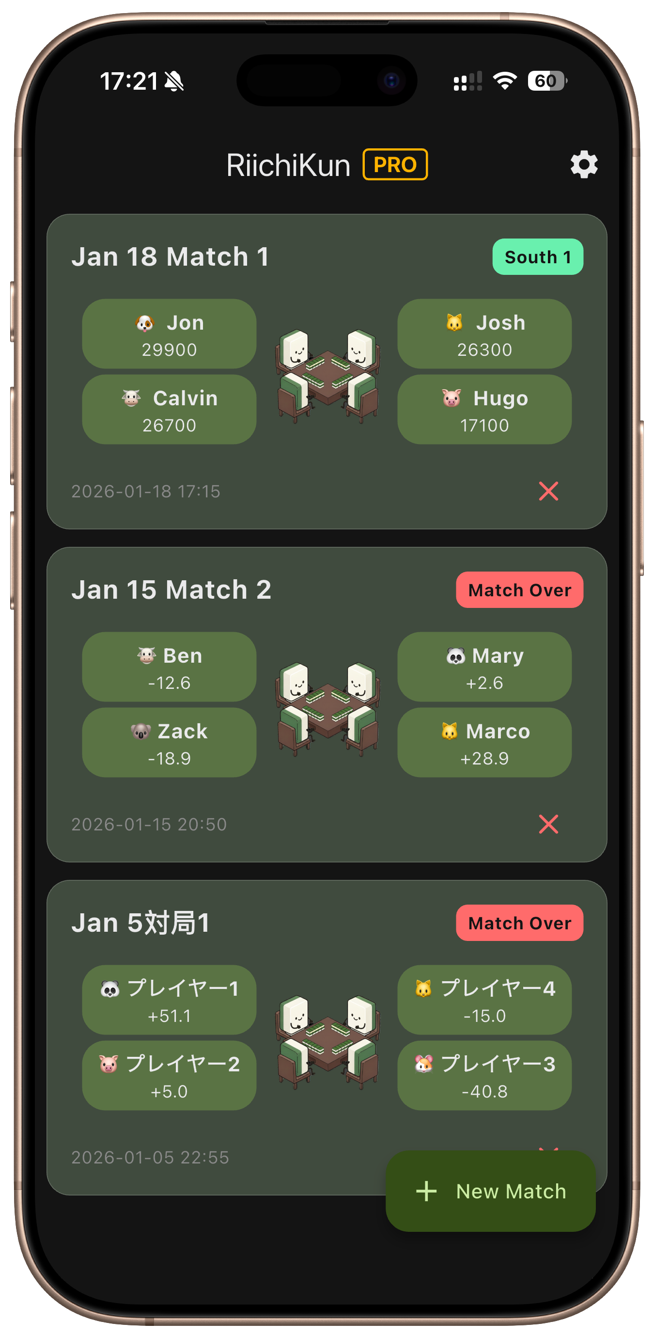 RiichiKun Live Scoring
